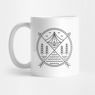 Outdoor Geometric 3 Mug